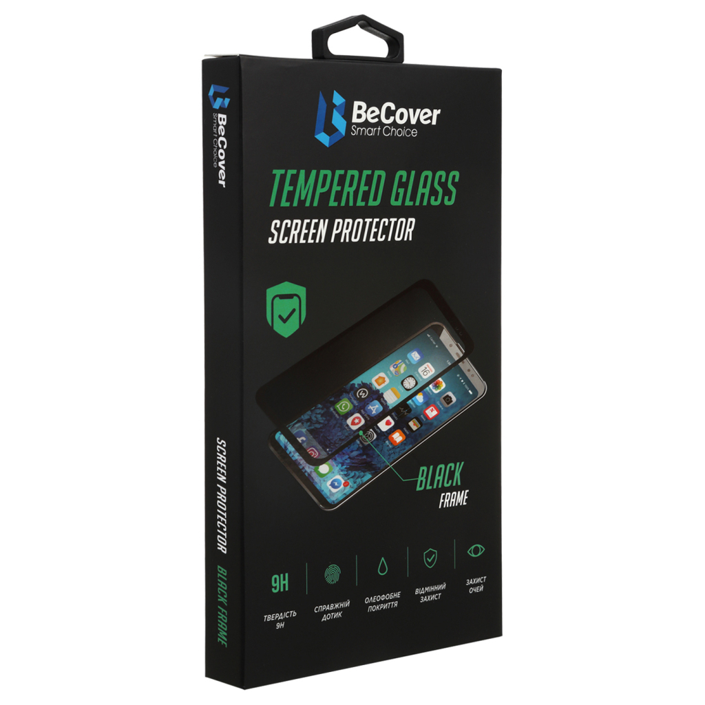 Стекло защитное BeCover Umidigi A13 Pro Black (708387)