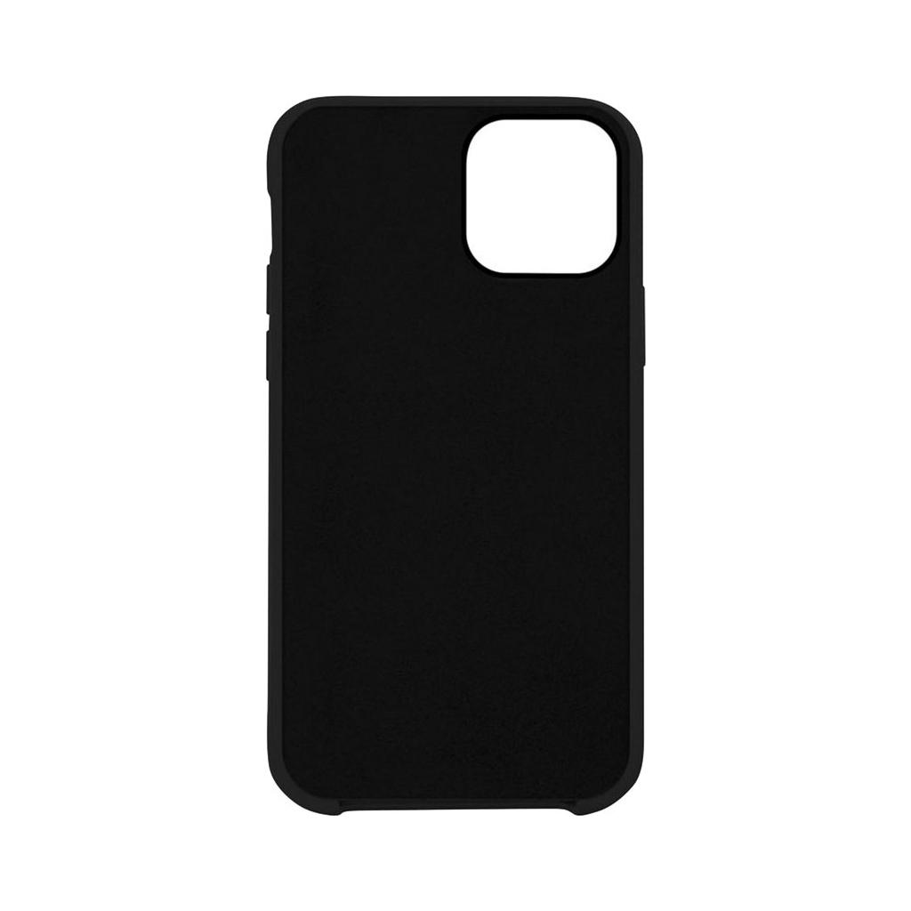 Чехол для моб. телефона Drobak Liquid Silicon Case Apple iPhone 12 Black (707005) - 1