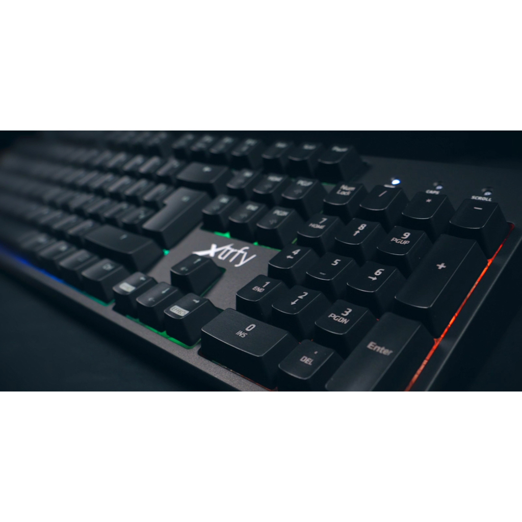 Клавиатура Xtrfy K3 Semi Mech RGB UA Black (XG-K3-RGB-UKR) - 1