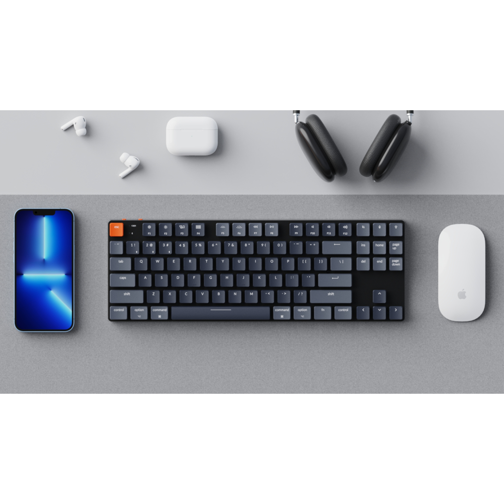 Клавиатура Keychron K1SE 87 Key Gateron Red White Led Wireless UA Black (K1SEG1_KEYCHRON) - 1