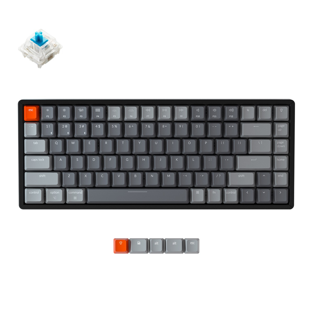 Клавиатура Keychron K2 84 Key Gateron G PRO Blue Wireless UA Retro (K2K2_KEYCHRON)
