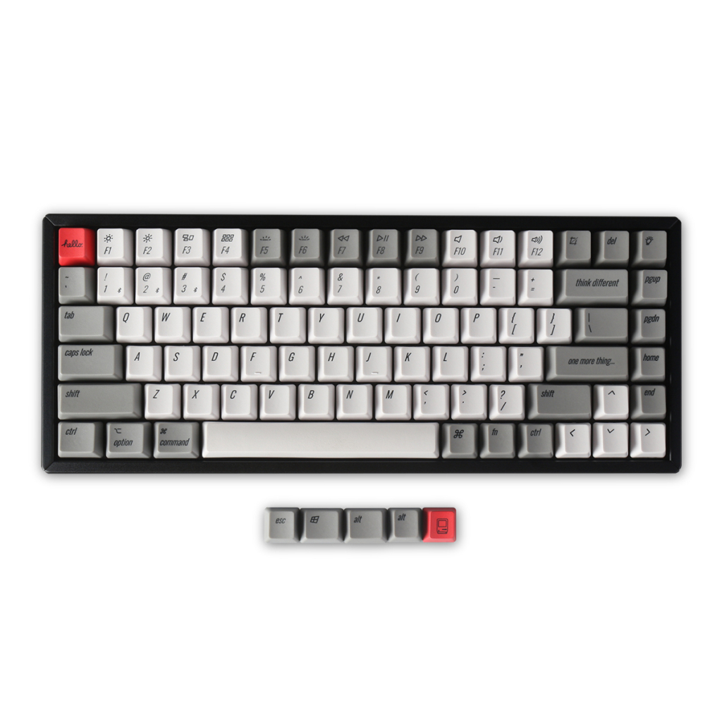 Клавиатура Keychron K2 84 Key Gateron G PRO Red Wireless UA Retro (K2K1_KEYCHRON)