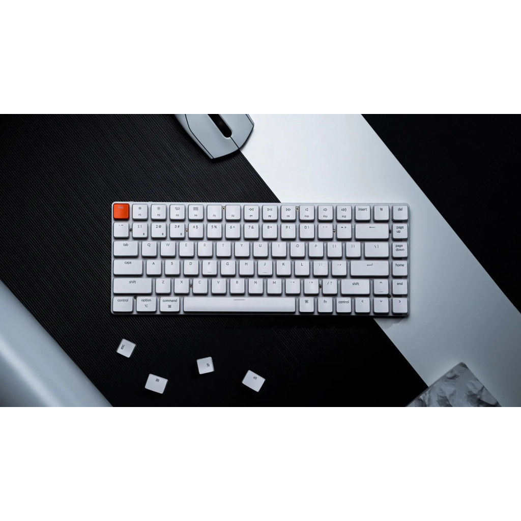 Клавиатура Keychron K3 84 Key Gateron Blue Wireless UA White (K3K2_KEYCHRON) - 1