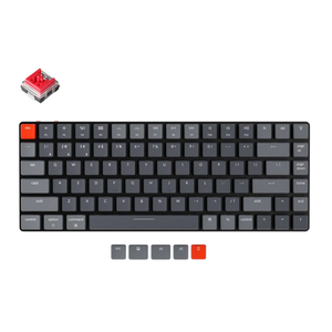 Клавиатура Keychron K3 84 Key Gateron Red RGB Wireless UA Black (K3B1_KEYCHRON)