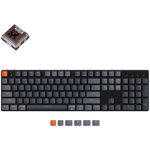 Клавиатура Keychron K5SE 104 Key Optical Brown RGB Hot-Swap Wireless UA Black (K5SEE3_KEYCHRON)