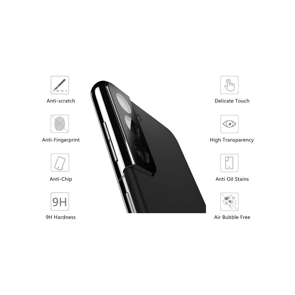 Стекло защитное Drobak 3D camera Samsung Galaxy S21 Ultra (464610) - 3