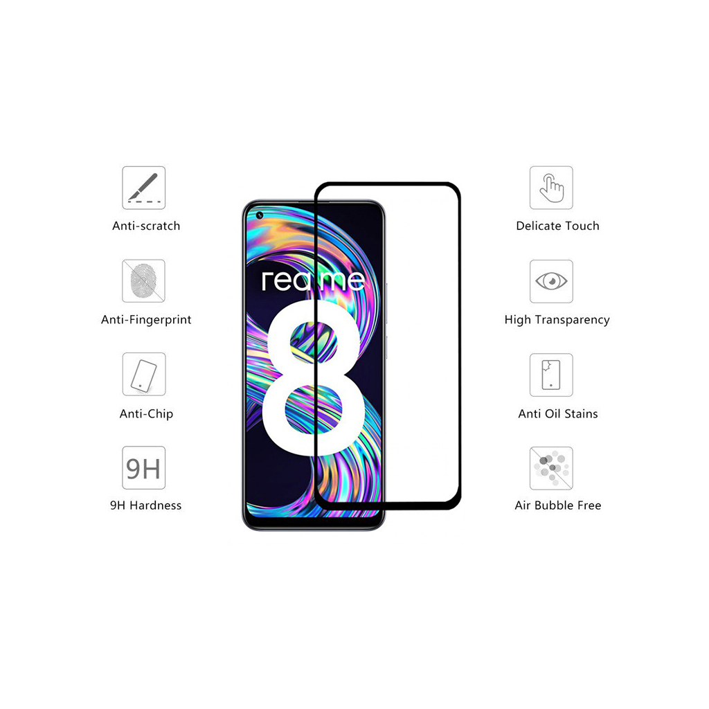 Стекло защитное Drobak Realme 8 (494998) - 1