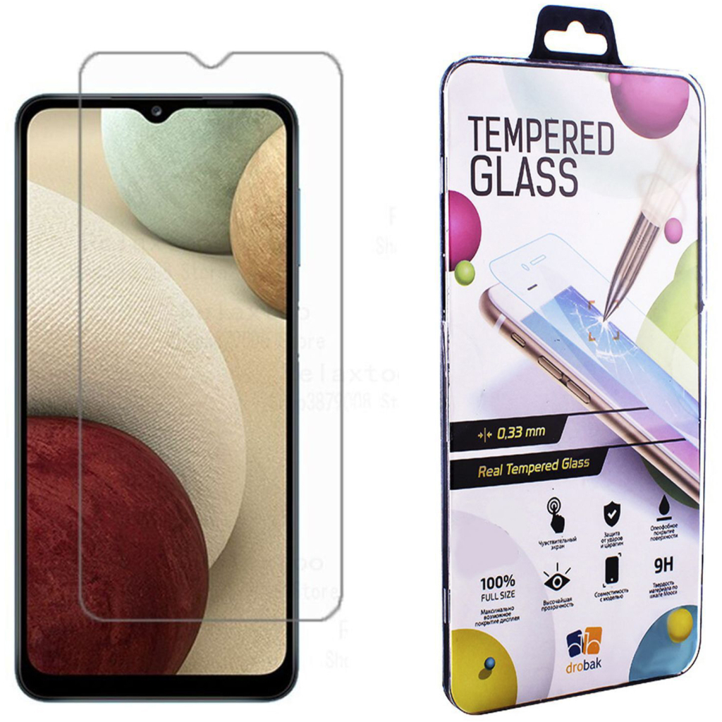 Стекло защитное Drobak Samsung Galaxy A12 (464638) - 2