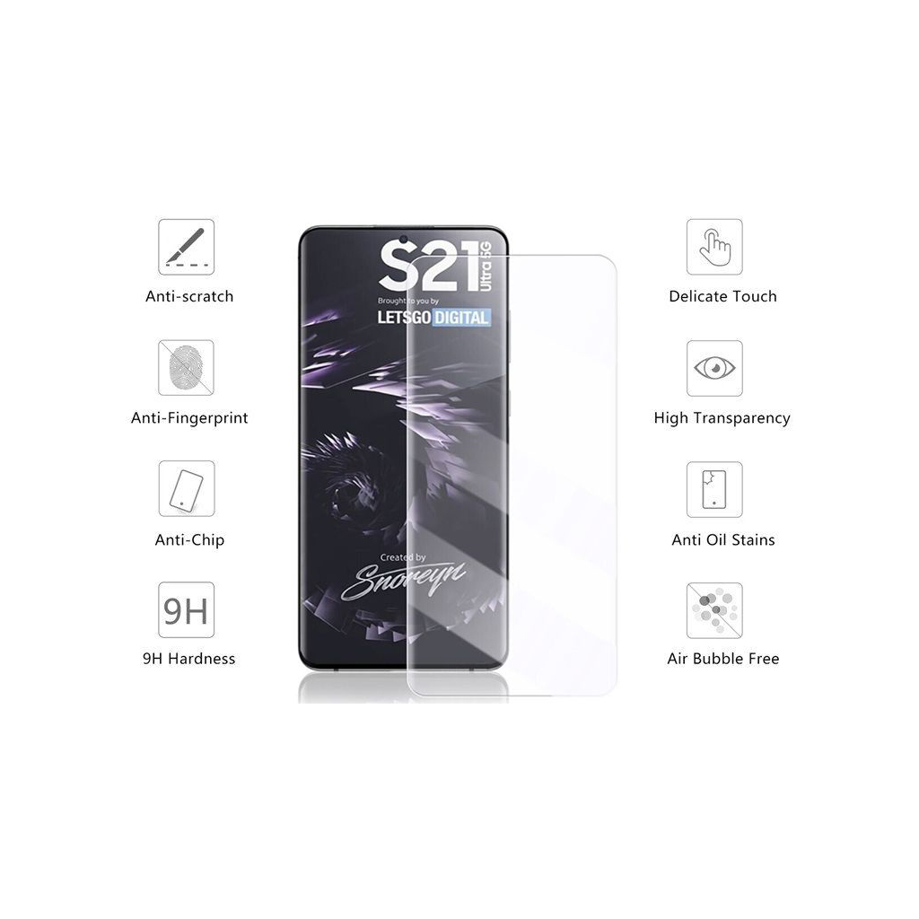 Стекло защитное Drobak Samsung Galaxy S21 Plus (464640) - 1