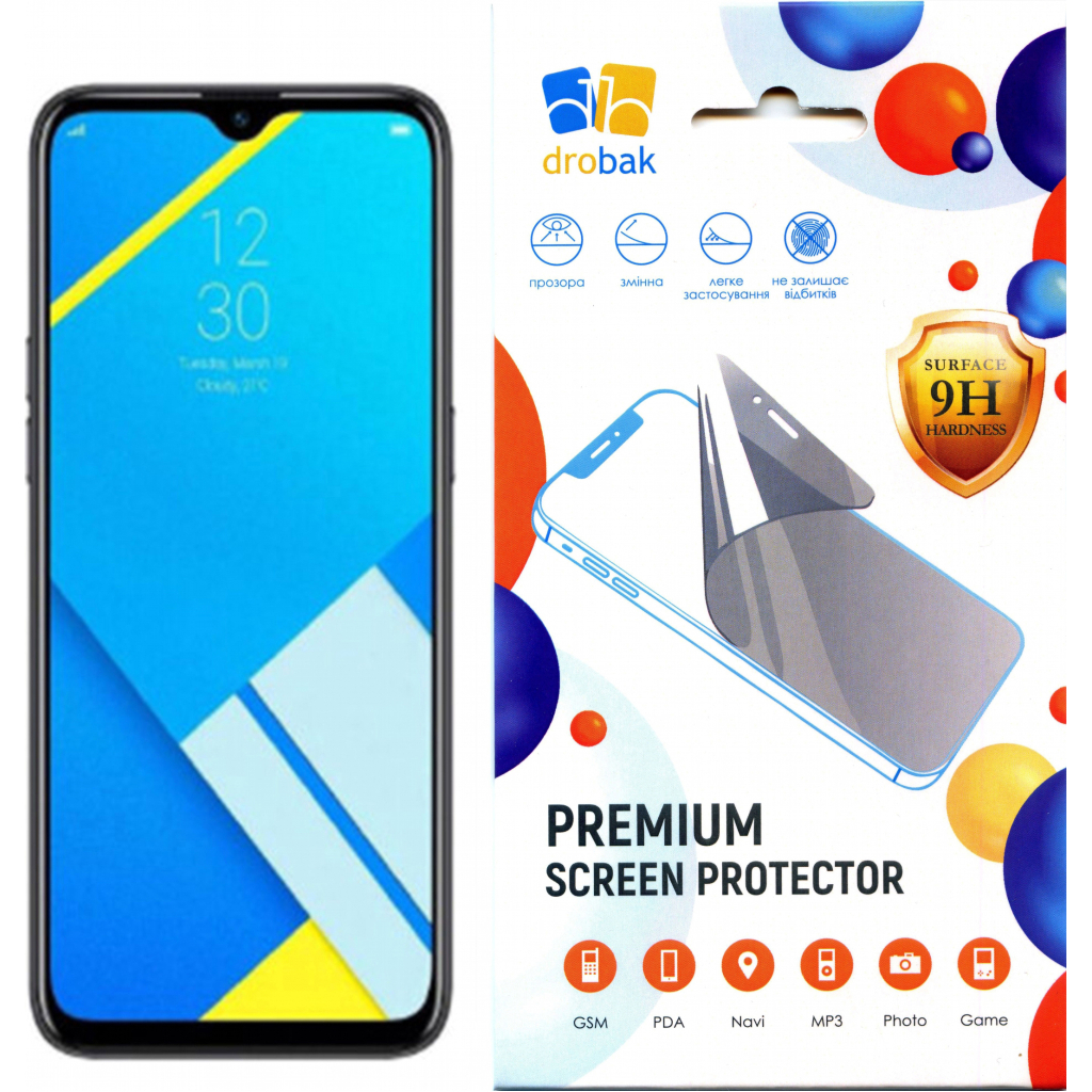 Стекло защитное Drobak Vivo Y15s (616188) - 1