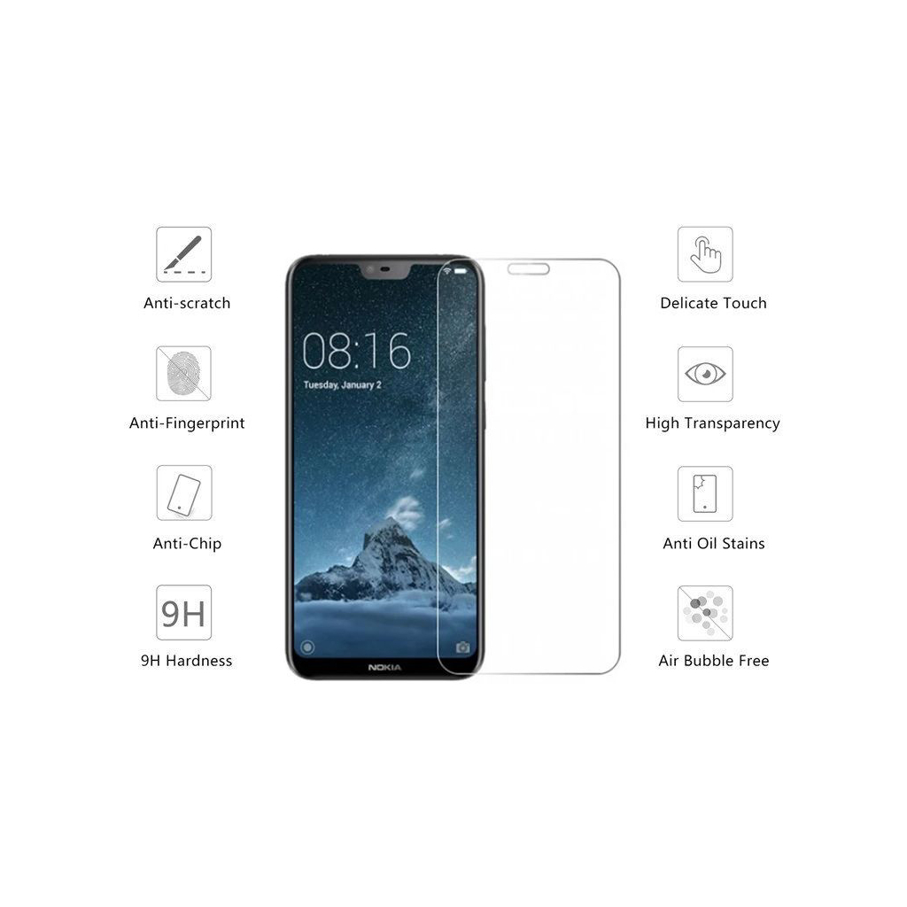 Стекло защитное Drobak Nokia X6 (232379) - 1