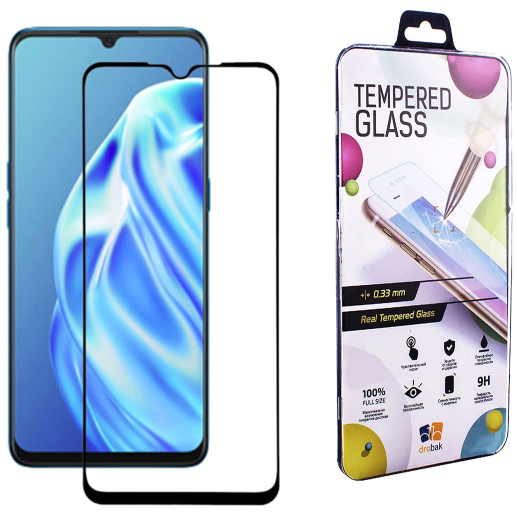 Стекло защитное Drobak Tecno Spark 6 Go (242439) - 3