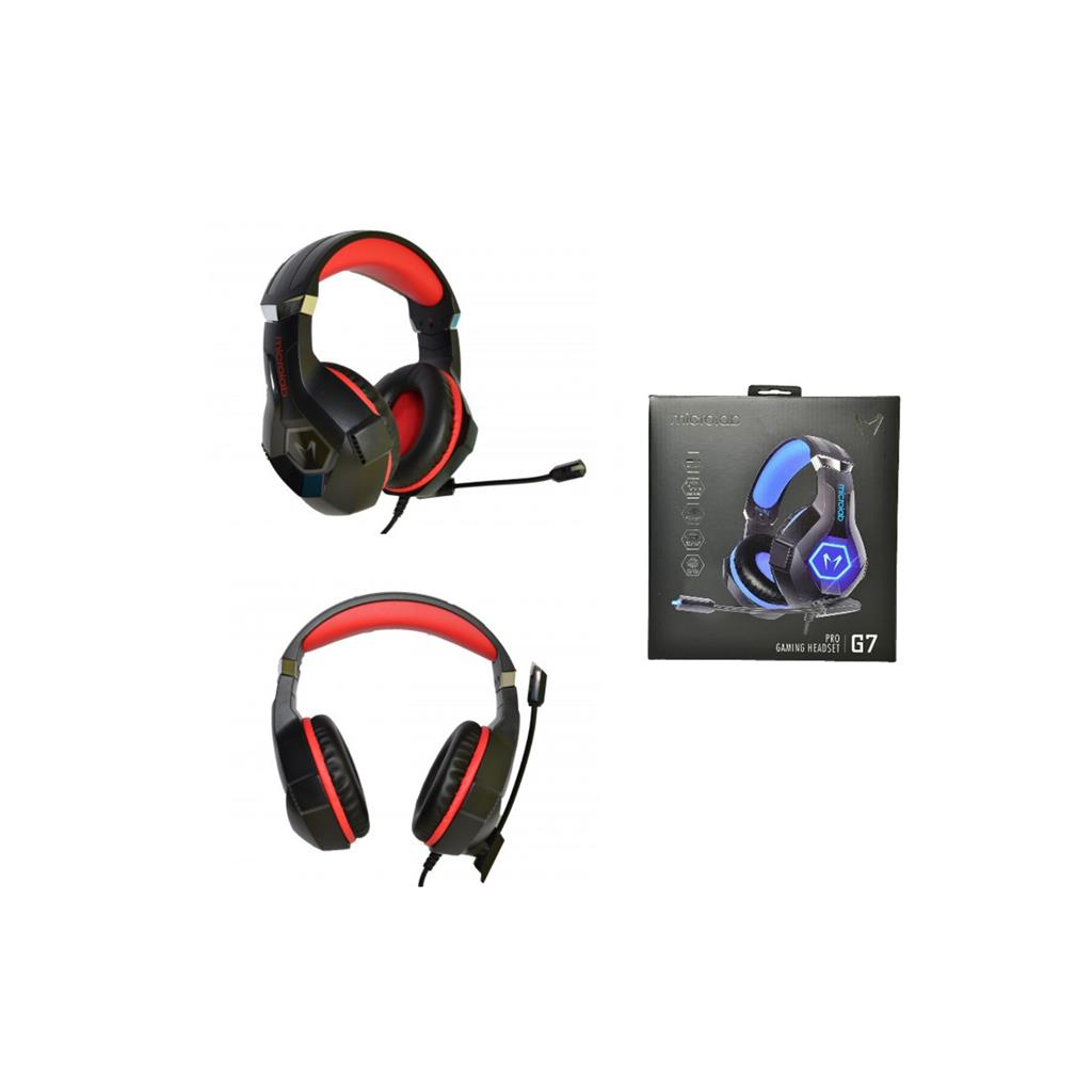 Наушники Microlab G7BR Black-Red (G7BR) - 3