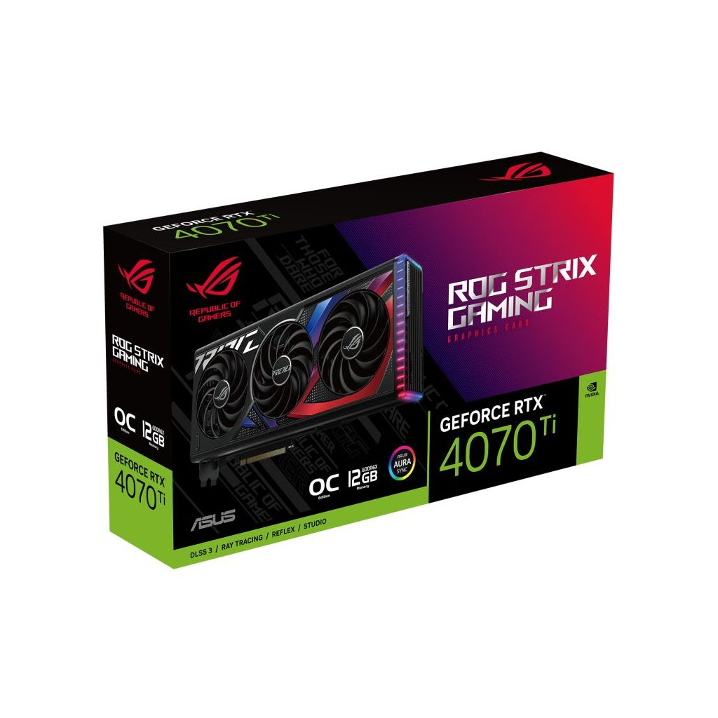 Видеокарта ASUS GeForce RTX4070Ti 12Gb ROG STRIX OC GAMING (ROG-STRIX-RTX4070TI-O12G-GAMING) - 3