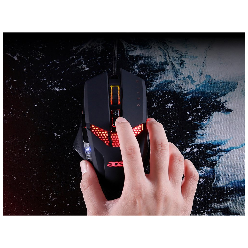 Мышка Acer NITRO NMW120 USB Black (GP.MCE11.01R) - 1 Мышка Acer NITRO NMW120 USB Black (GP.MCE11.01R) - 1