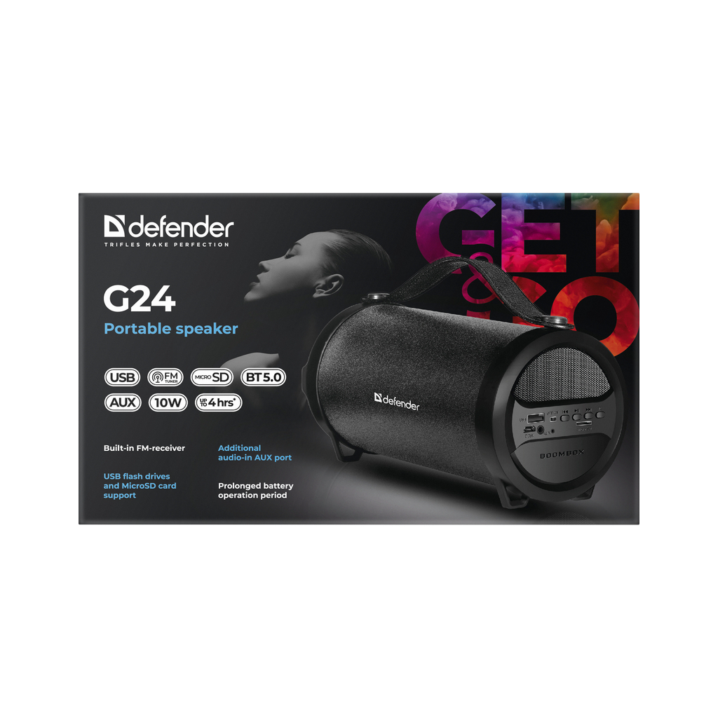 Акустическая система Defender G24 Black (65124) - 3