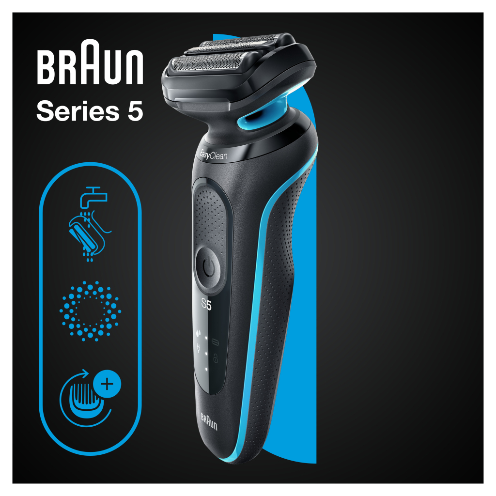 Электробритва Braun Series 5 51-M1000s BLACK / MINT - 2