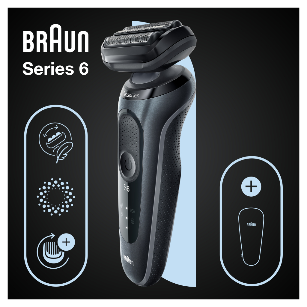 Электробритва Braun Series 6 61-N1000s BLACK / BLACK - 6