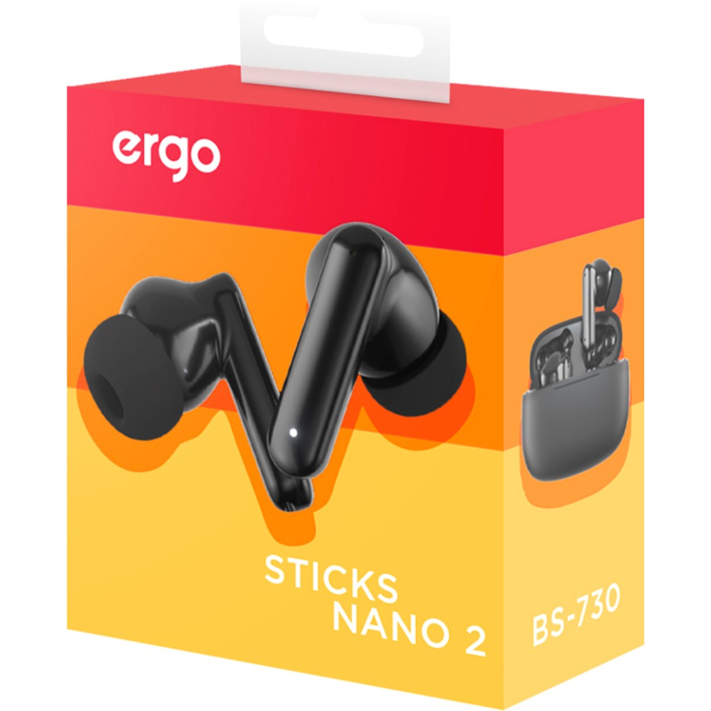 Наушники Ergo BS-730 Sticks Nano 2 Black (BS-730K) - 8