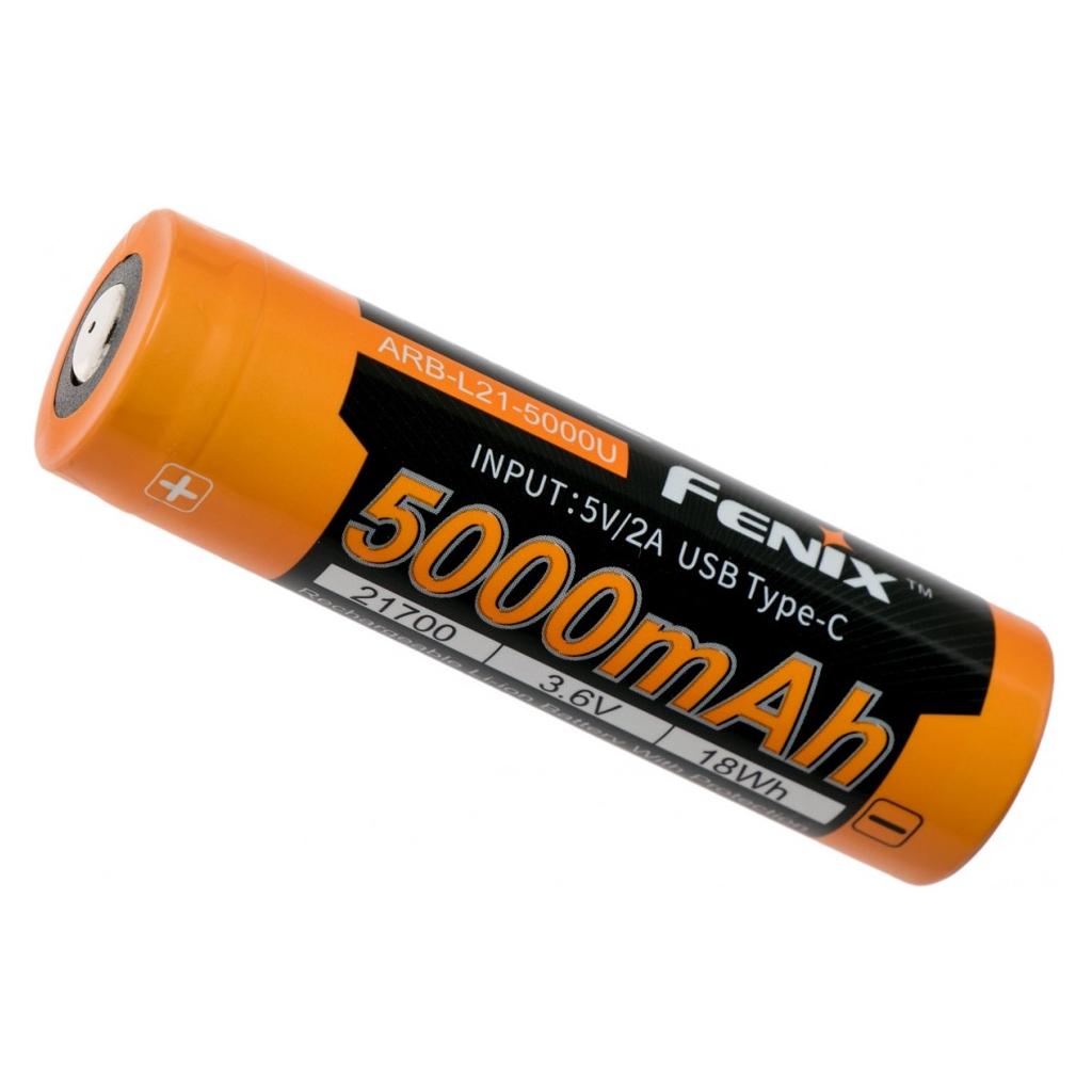 Аккумулятор Fenix 21700 USB 5000mAh (ARB-L21-5000U) Аккумулятор Fenix 21700 USB 5000mAh (ARB-L21-5000U)
