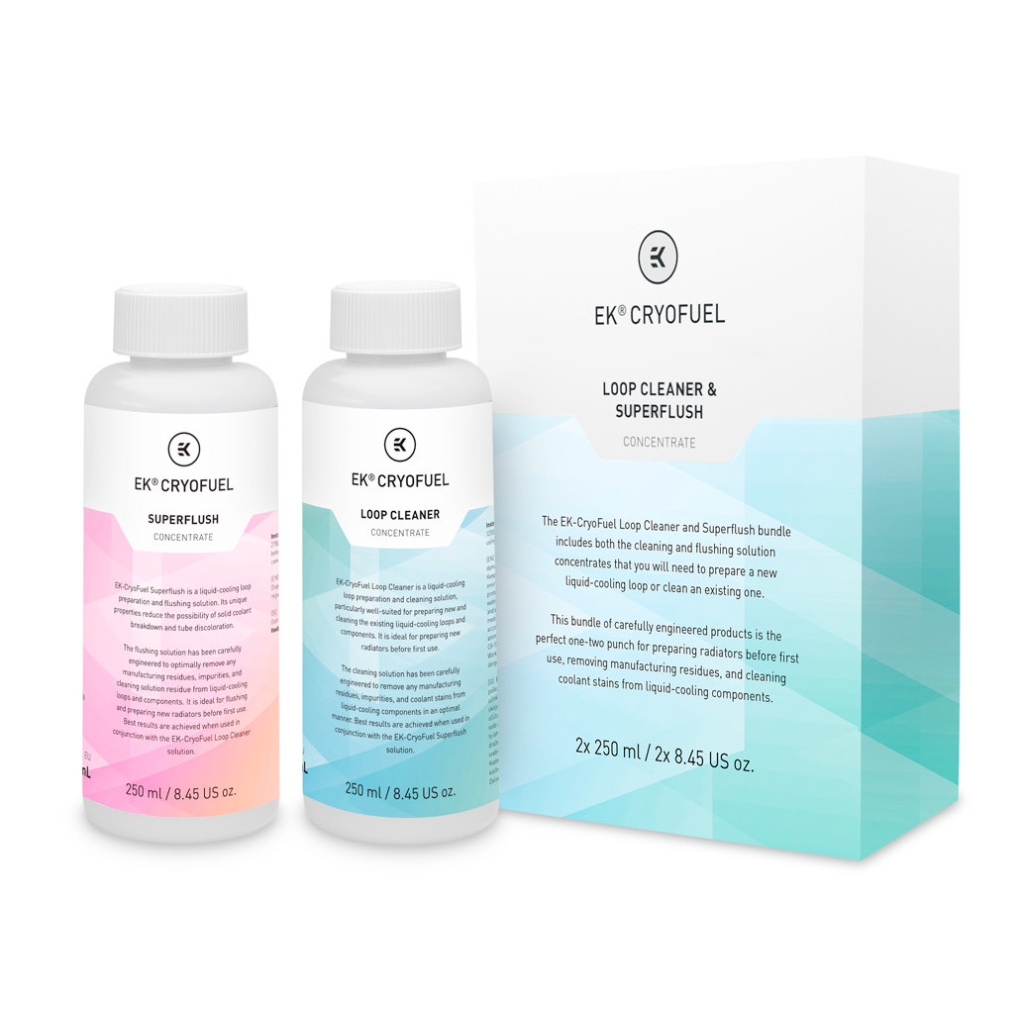Охлаждающая жидкость Ekwb EK-CryoFuel Loop Cleaner + Superflush (Concentrate 250 (3831109897720) - 2