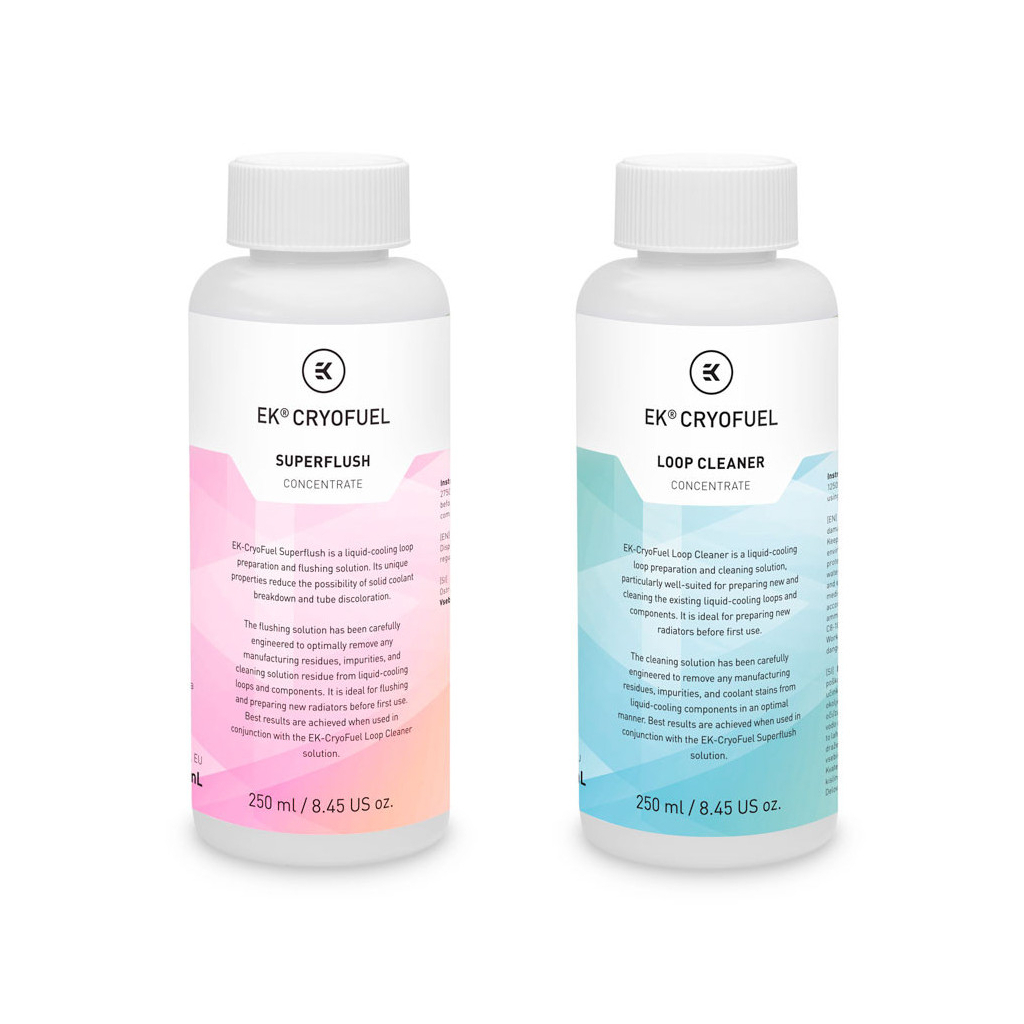 Охлаждающая жидкость Ekwb EK-CryoFuel Loop Cleaner + Superflush (Concentrate 250 (3831109897720)