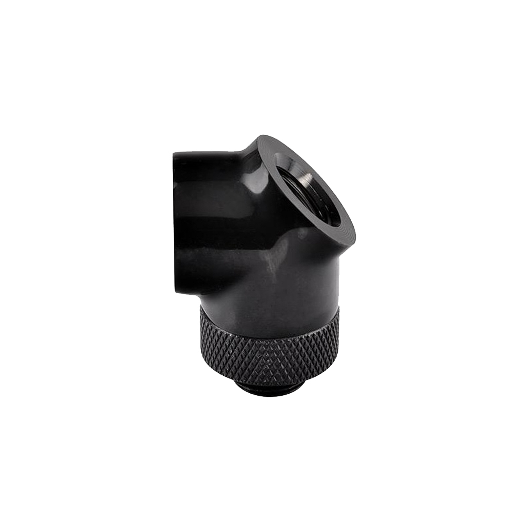 Фитинг для СВО ThermalTake Pacific G1/4 45 Degree Adapter Black (CL-W051-CU00BL-A)
