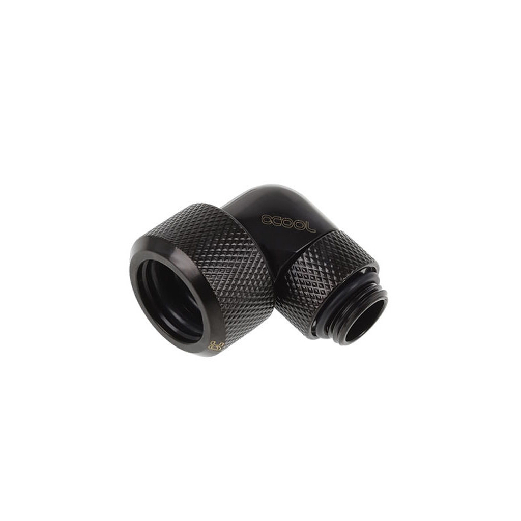 Фитинг для СВО Alphacool Фитинг Alphacool Eiszapfen 16mm HardTube compression fitting 90 rotatable G1/4 - knurled - d (4250197173957) - 2