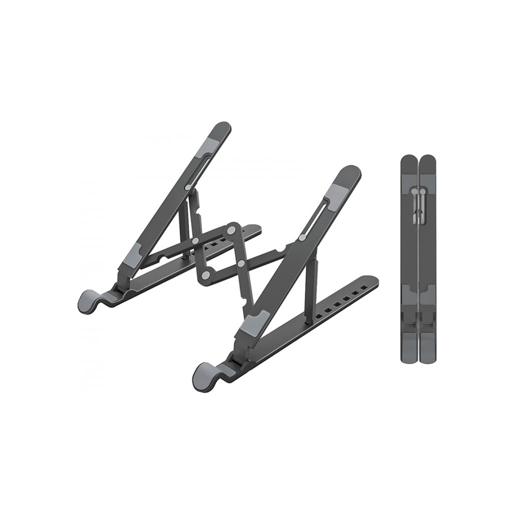 Подставка для ноутбука Orico 11-17", 7 position (15°-45°) plastic black (HS081836) - 2