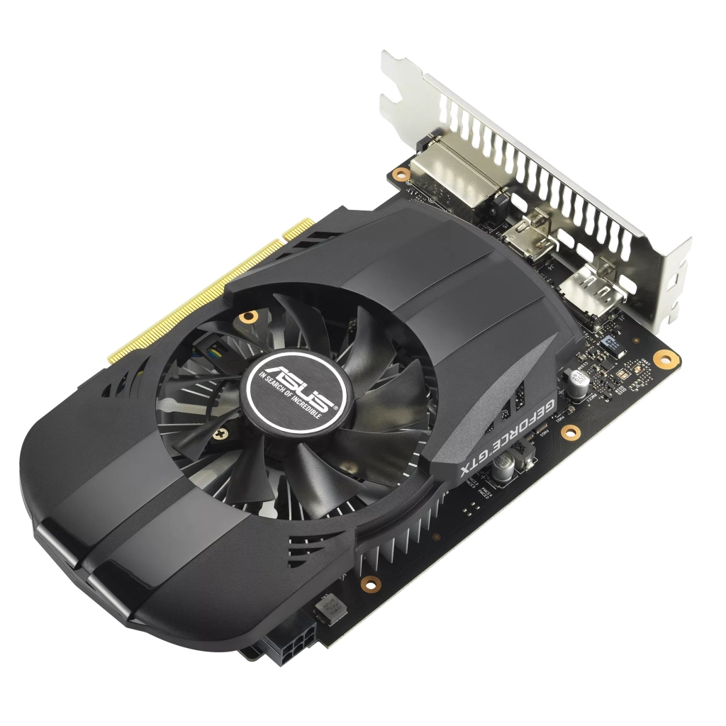 Видеокарта ASUS GeForce GTX1650 4096Mb PHOENIX OC D6 EVO (PH-GTX1650-O4GD6-P-EVO) - 1