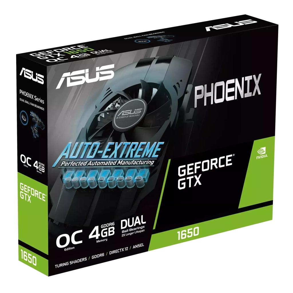 Видеокарта ASUS GeForce GTX1650 4096Mb PHOENIX OC D6 EVO (PH-GTX1650-O4GD6-P-EVO) - 5