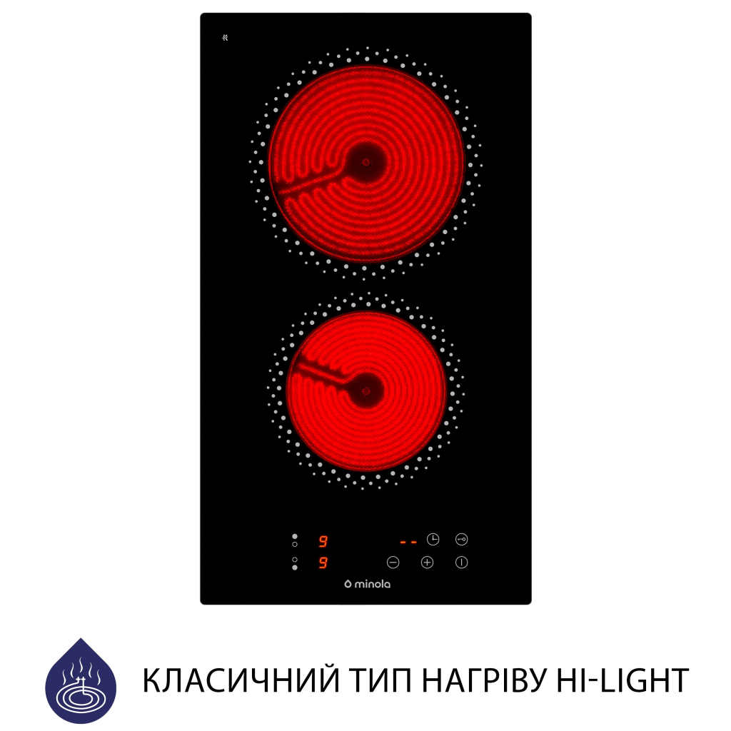 Варочная поверхность Minola MVH 3030 KBL - 1