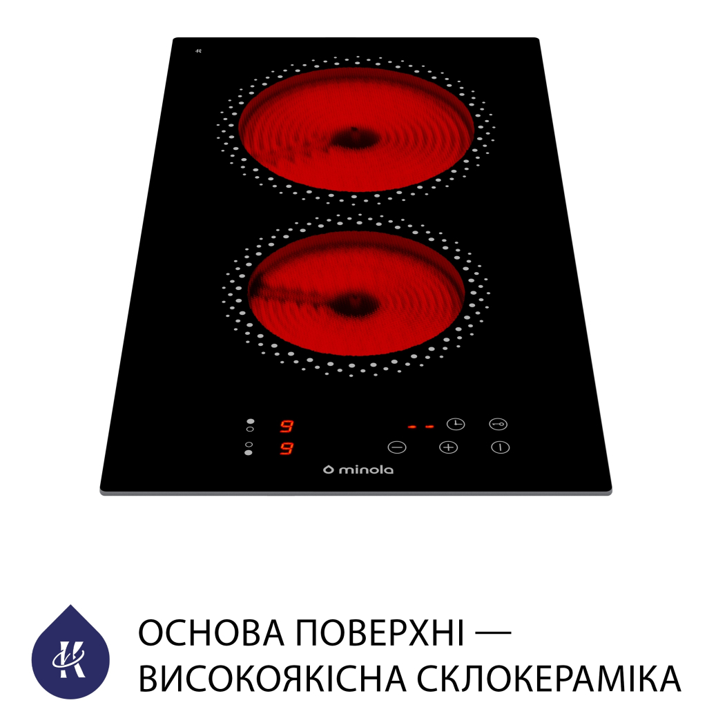Варочная поверхность Minola MVH 3030 KBL - 2