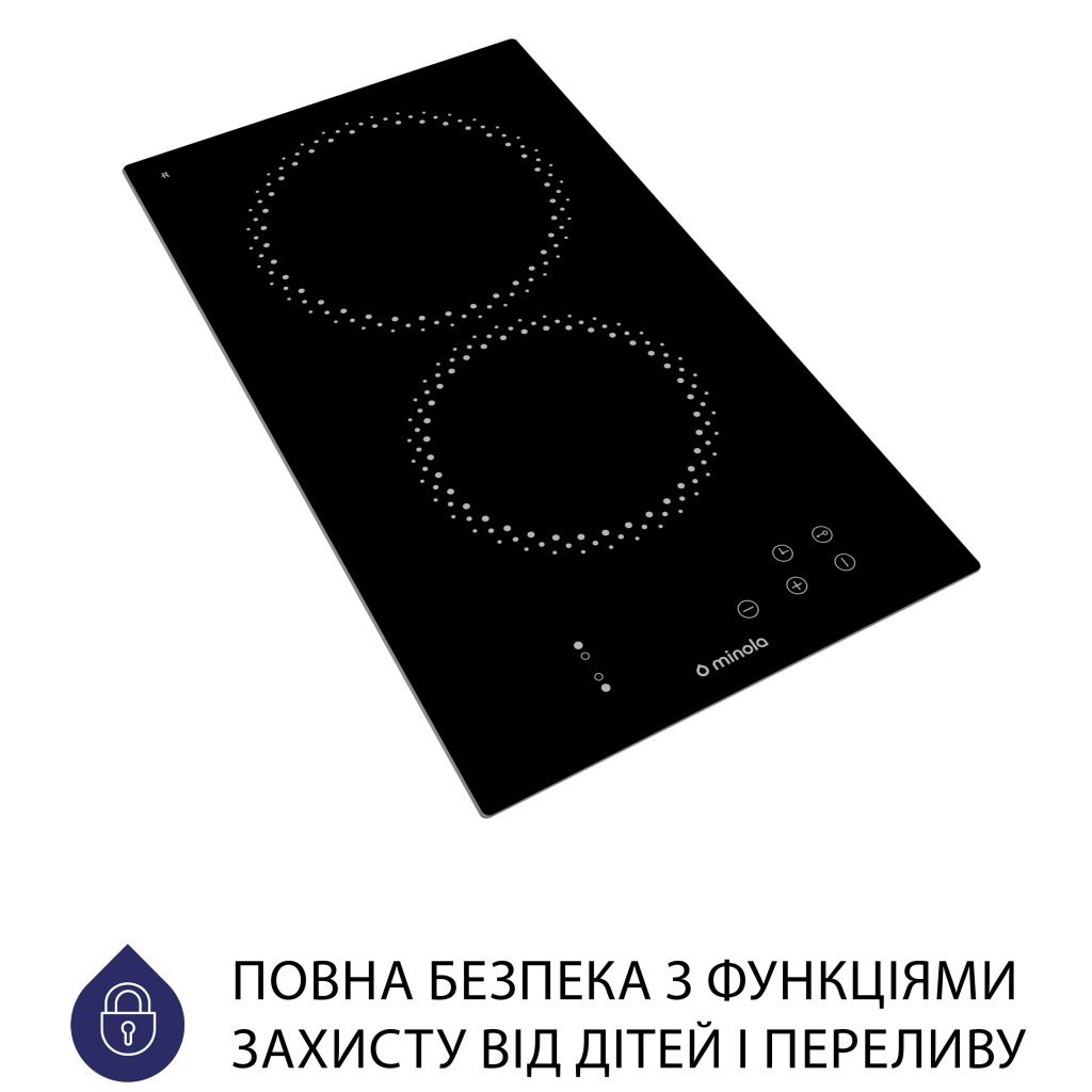 Варочная поверхность Minola MVH 3030 KBL - 3