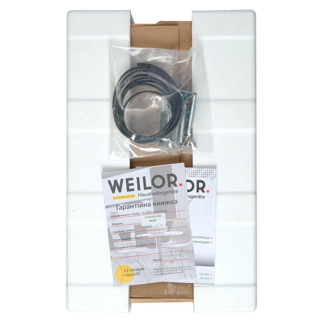 Варочная поверхность Weilor GG 306 WH - 8 Варочная поверхность Weilor GG 306 WH - 8