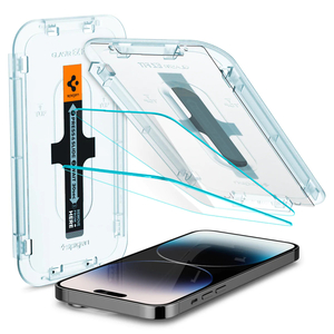 Стекло защитное Spigen Apple Iphone 14 Pro Glas tR EZ Fit (2 Pack), Clear (AGL05214)