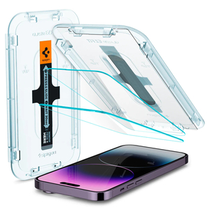 Стекло защитное Spigen Apple Iphone 14 Pro Max Glas tR EZ Fit (2 Pack), Clear (AGL05202)