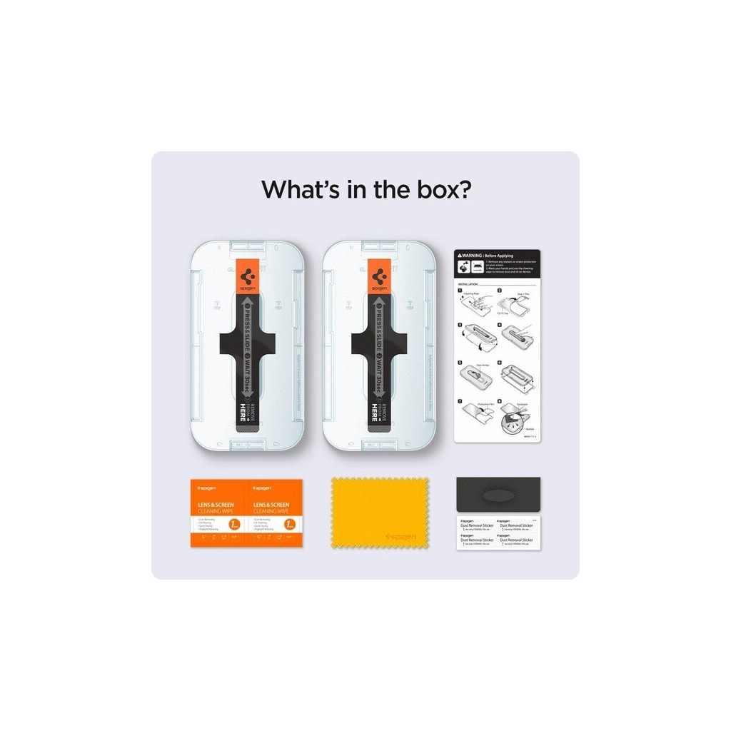 Стекло защитное Spigen Apple Iphone 14/13 Pro/13 tR EZ Fit Transparency Sensor Open ( (AGL03385) - 1