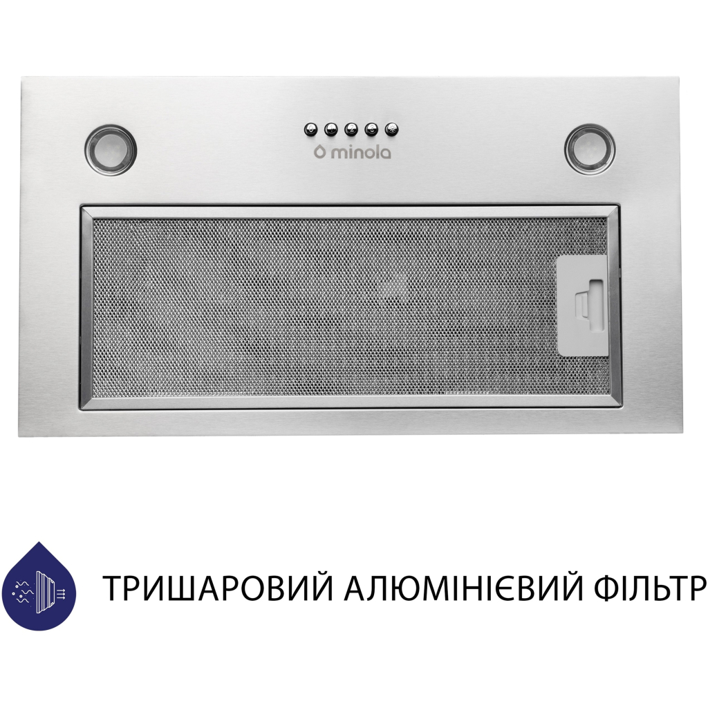 Вытяжка кухонная Minola HBI 5227 I 700 LED - 1