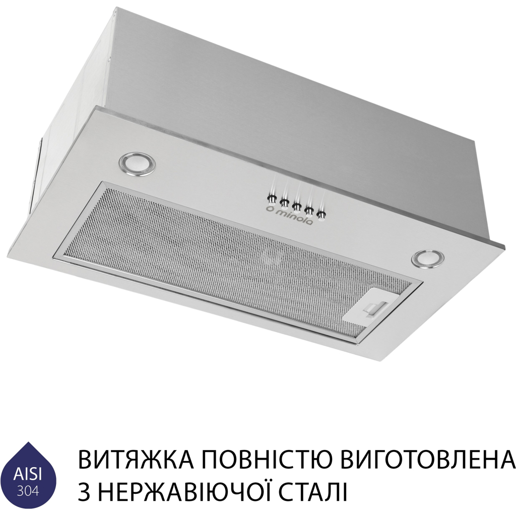 Вытяжка кухонная Minola HBI 5227 I 700 LED - 3