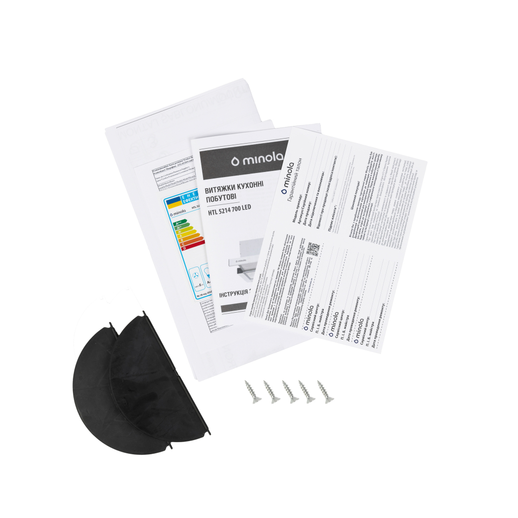 Вытяжка кухонная Minola HTL 5214 BL 700 LED - 9
