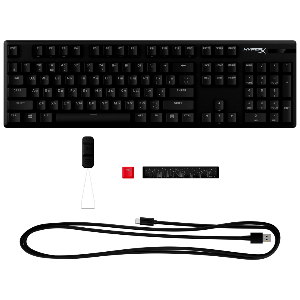 Клавиатура HyperX Alloy Origins PBT HX Red (639N3AA) - 6