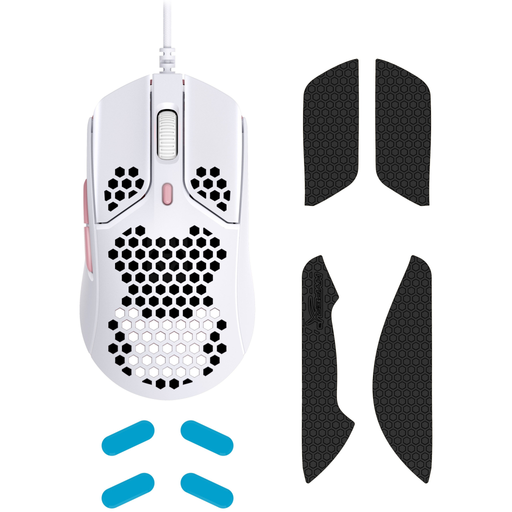 Мышка HyperX Pulsefire Haste White-Pink (4P5E4AA) - 7