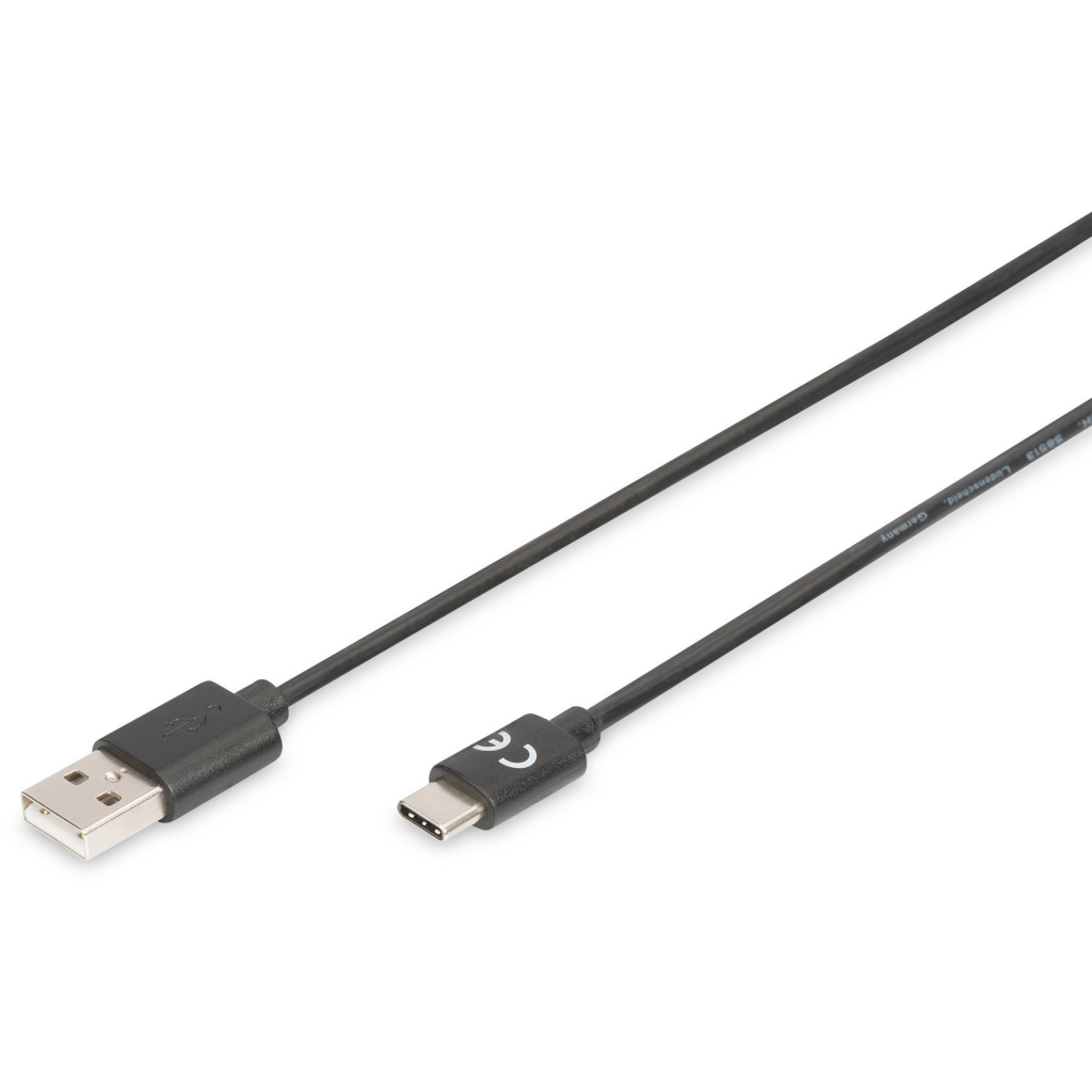Дата кабель USB 2.0 AM to Type-C 1.8m Digitus (AK-300136-018-S) Дата кабель USB 2.0 AM to Type-C 1.8m Digitus (AK-300136-018-S)