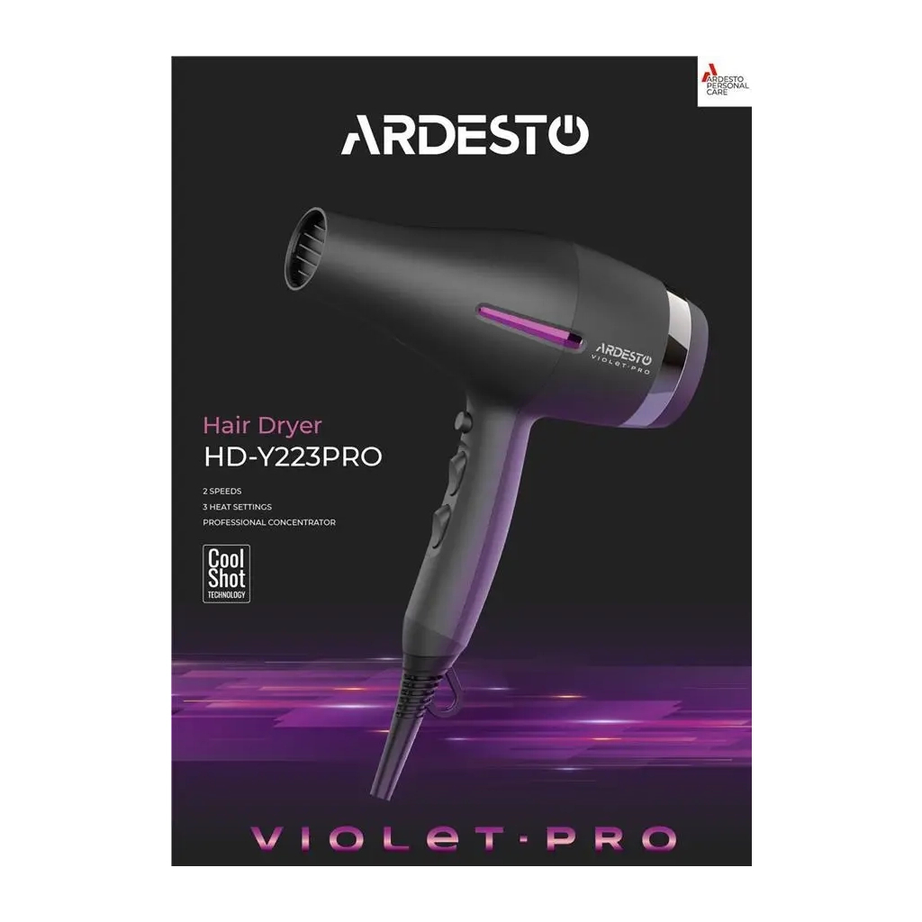 Фен Ardesto HD-Y223PRO - 1