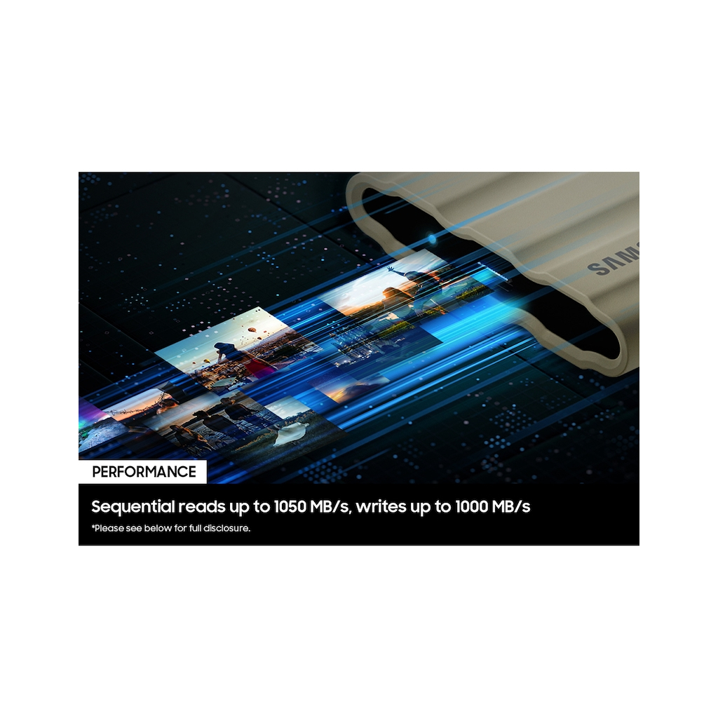 Накопитель SSD USB 3.2 2TB T7 Shield Samsung (MU-PE2T0K/WW) - 4