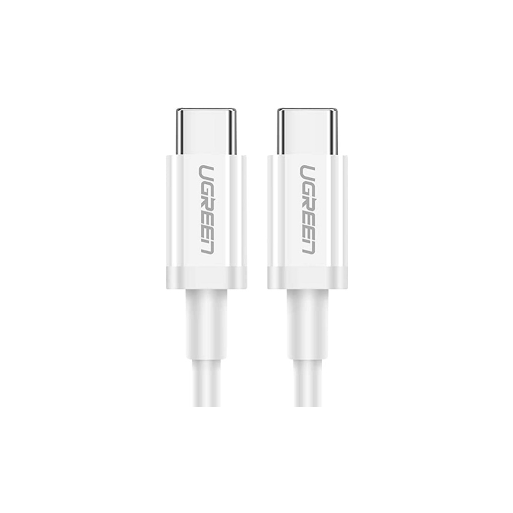 Дата кабель USB-C to USB-C 1.5m US264 18W ABS Cover White Ugreen (60519) - 1