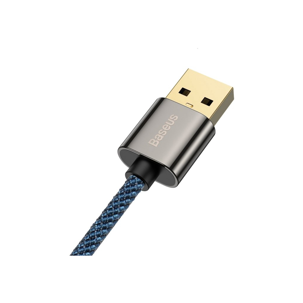 Дата кабель USB 3.1 AM to Type-C 2.0m CATCS 66W 90 Legend Series Elbow Blue Baseus (CACS000503) - 5