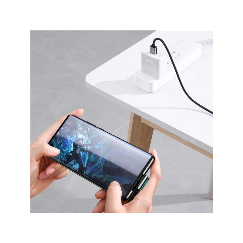Дата кабель USB 3.1 AM to Type-C 2.0m CATCS 66W 90 Legend Series Elbow Black Baseus (CATCS-C01) - 5