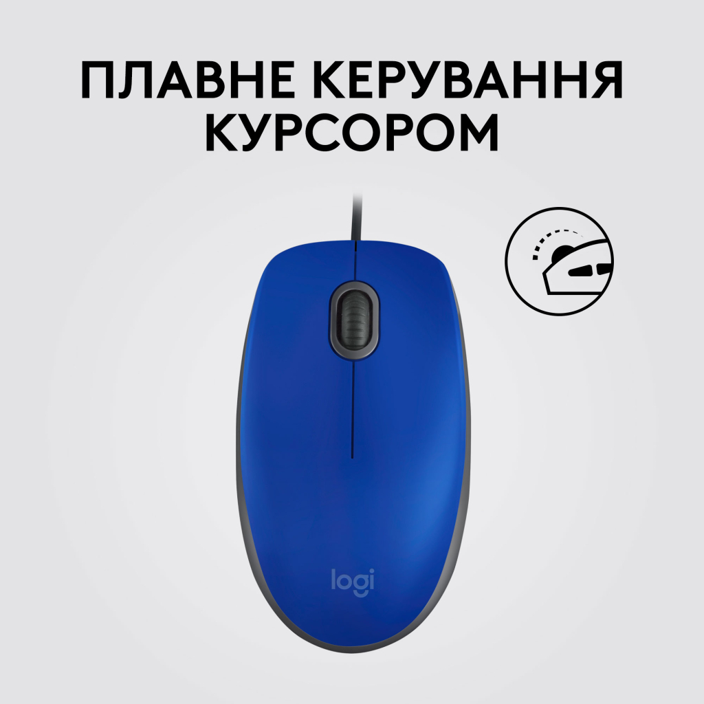 Мышка Logitech M110 Silent USB Blue (910-006758) - 3